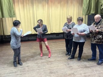 Репетиция новогоднего утренника