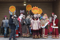 Работники КДЦ Токаревского района провели этнофлешмоб "Я иду на Коляду"!