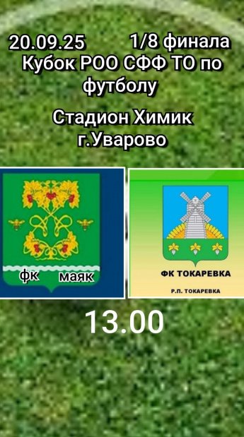 ФК "Маяк" - ФК "Токарёвка"
