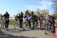 19 апреля работники КДЦ Токаревского района и филиалов приняли участие в велопробеге в рамках дня велосипеда